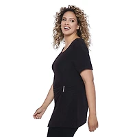 Haut scintillant avec boucle George Plus pour femmes