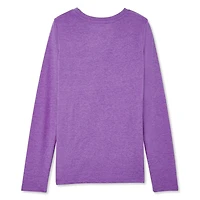 George Girls' Printed Halloween Pullover with Light-Up Patch