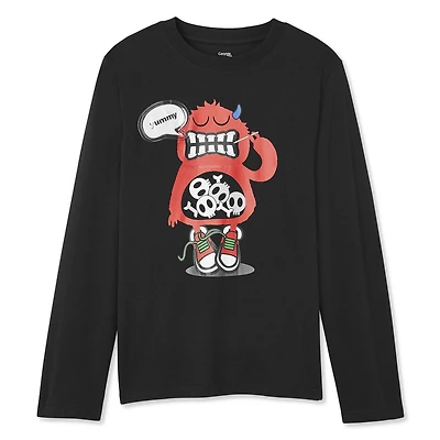 Chandail d’Halloween avec imprimé et pièce lumineuse George pour garçons