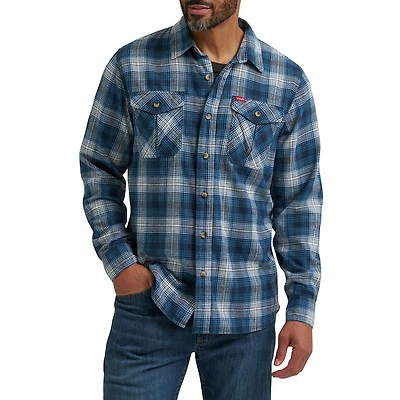 Wrangler Men's Foundation Flannel, Flannel