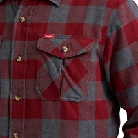 Wrangler Men's Long Sleeve Heritage Flannel Shirt, Shirt