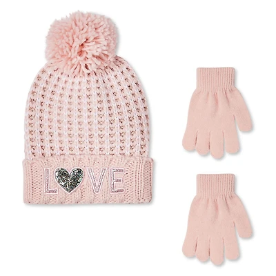 George Girls' Hat and Gloves 2-Piece Set