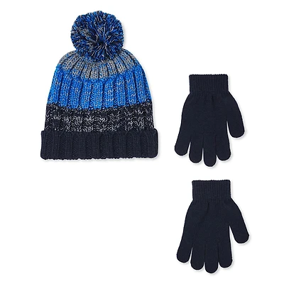 George Boys' Hat and Gloves 2-Piece Set