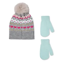 George Toddler Girls' Hat and Mitts 2-Piece Set