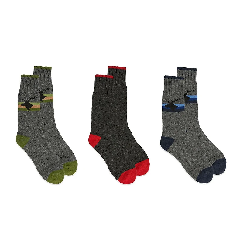 Lot de 3 Paires de Mi-Chaussettes en Coton Storm by Cougar pour Hommes