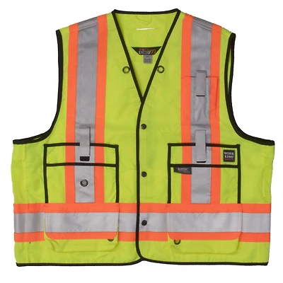 TOUGH DUCK Men's Surveyor Safety Vest