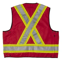 TOUGH DUCK Men's Surveyor Safety Vest