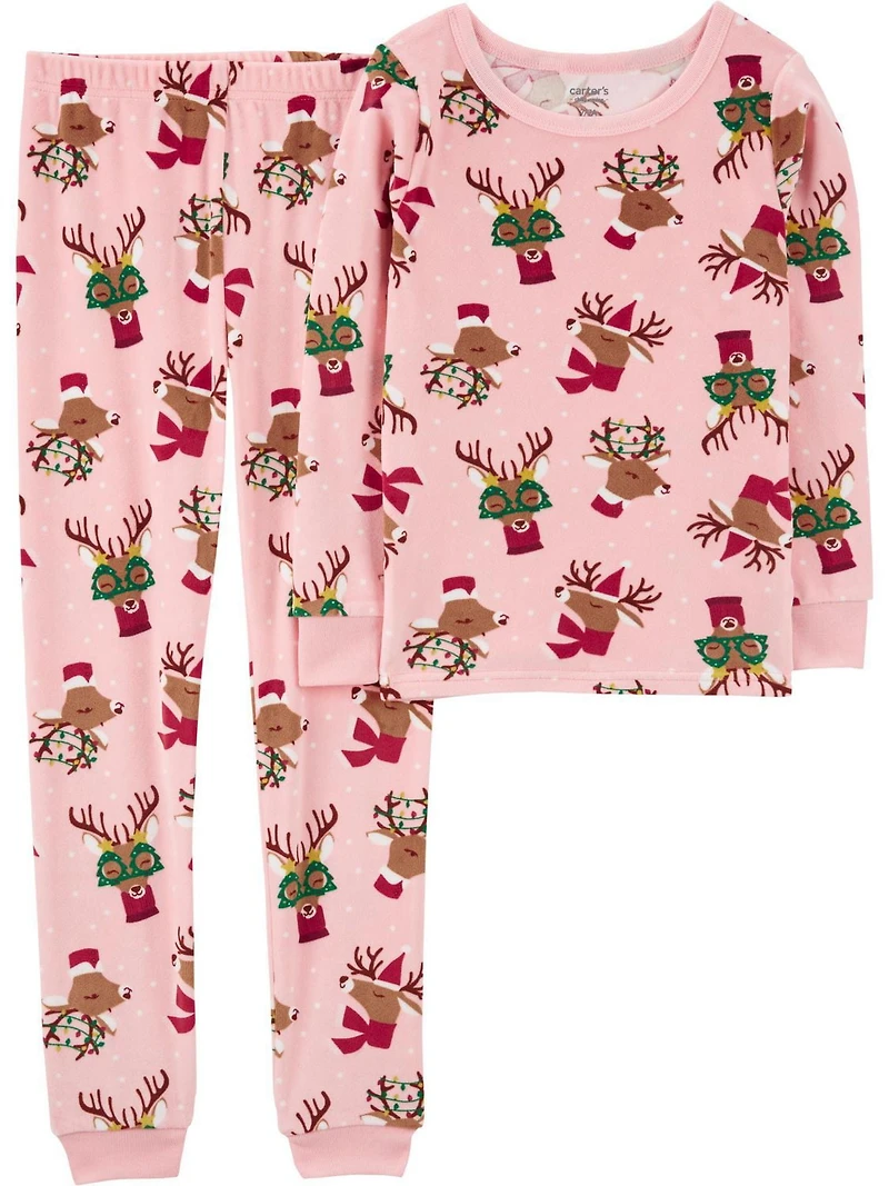 Pyjama 2 pièces Carter's Child of Mine - Renne rose