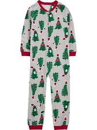 Carter's Child of Mine 1pc PJ - Sapin de Noël avec chapeau de Père Noël