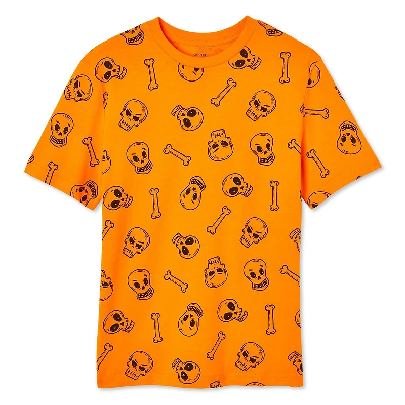 T-shirt à motif d'Halloween George pour garçons Tailles XS-XL