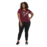 George Plus Women's Burnout Tee with Screen Print
