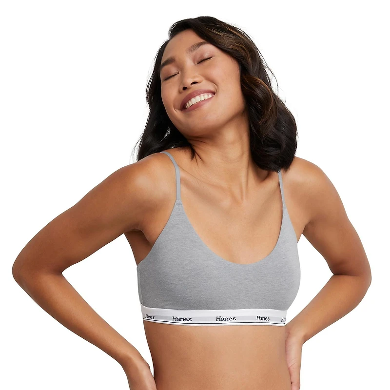 Hanes Originals String Crop Bralette