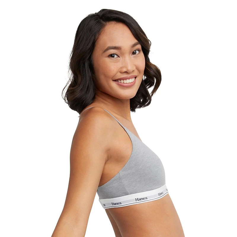 Hanes Originals String Crop Bralette