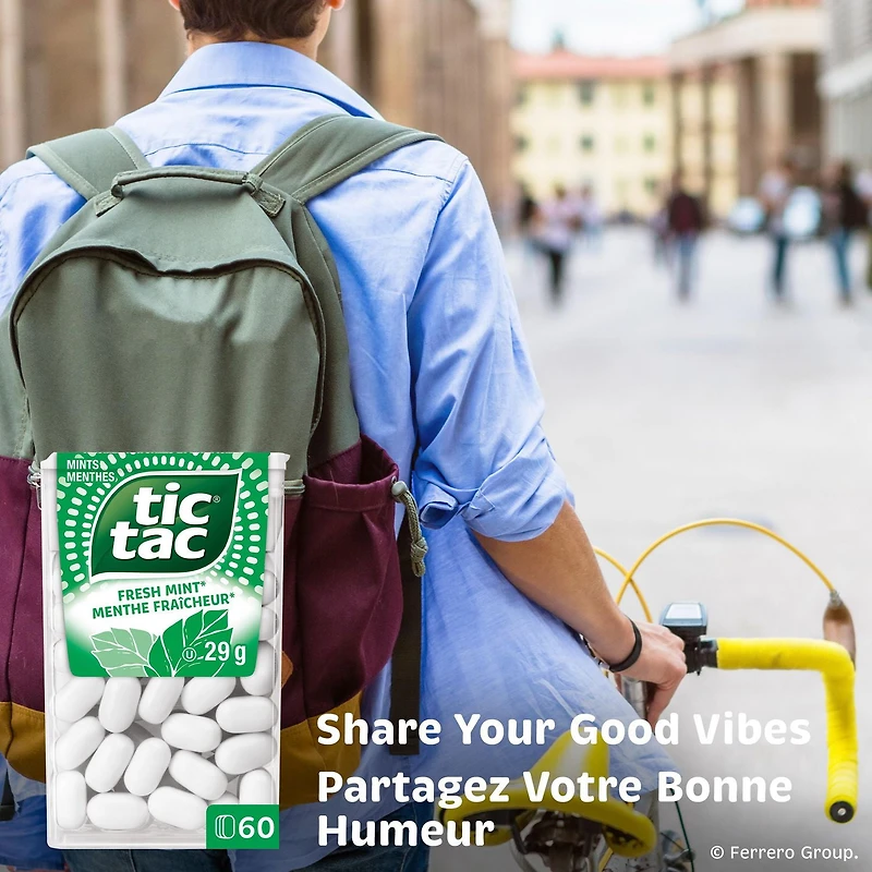 Menthes TIC TAC, Menthe fraîche