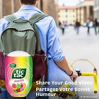 Menthes TIC TAC®,  Explosion fruitée, Bonbons à la menthe 200 pilules, 98g