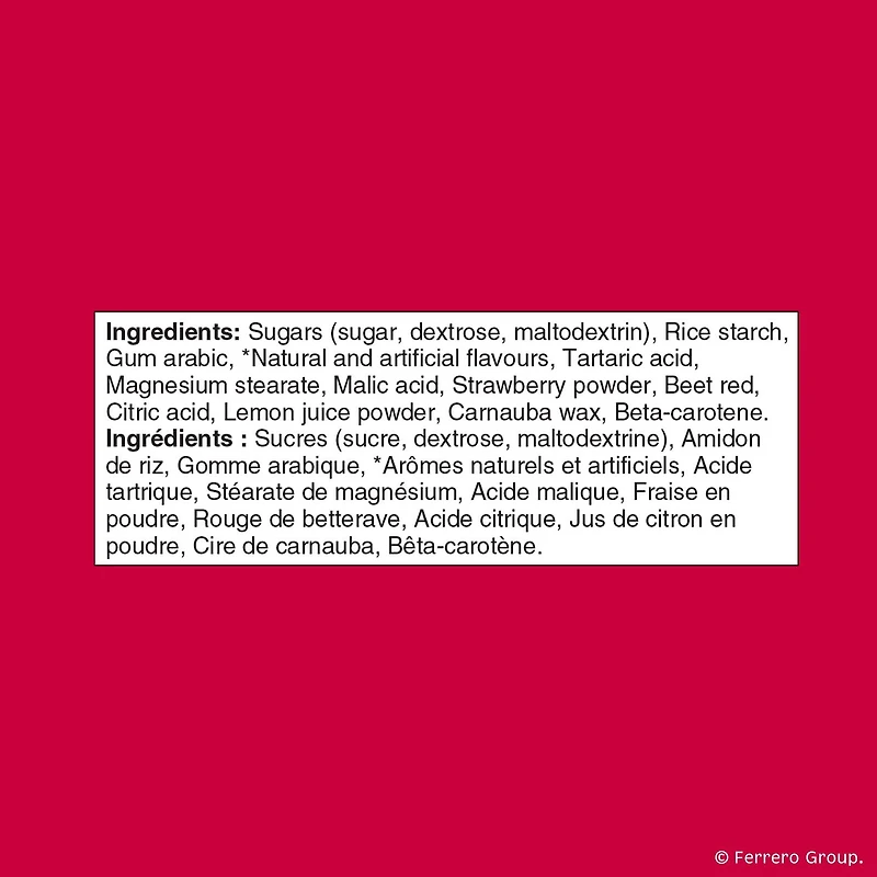 Menthes TIC TAC, Fraises et crème, Bonbons à la menthe