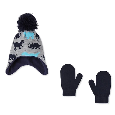 George Baby Boys' Hat and Mitts 2-Piece Set