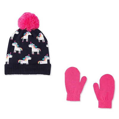George Toddler Girls' Hat and Mitts 2-Piece Set