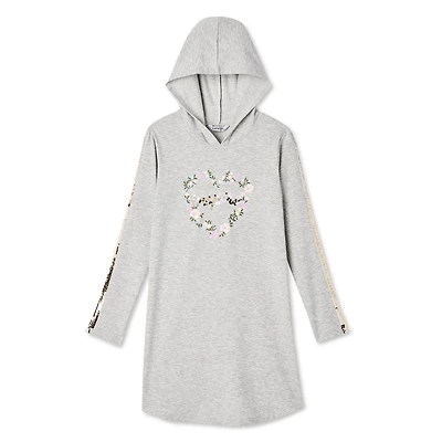 George Girls' Brushed Fleece Hoodie Dress