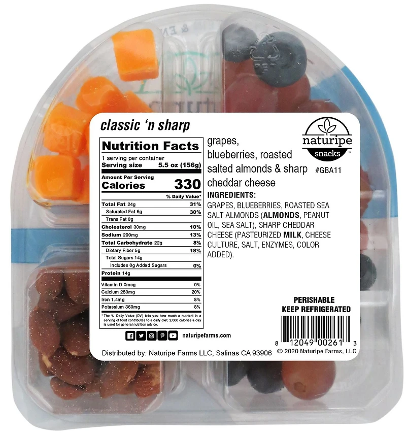 Boost Bento Classic ‘N Sharp Naturipe Snacks