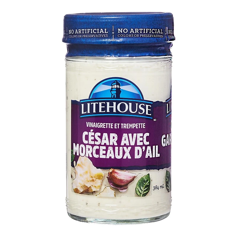 Litehouse Chunky Garlic Caesar Dressing & Dip, 384 mL