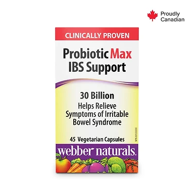 Webber Naturals® Probiotic Max IBS Support 30 Billion