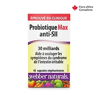 Webber Naturals® Probiotique Max anti-SII 30 milliards