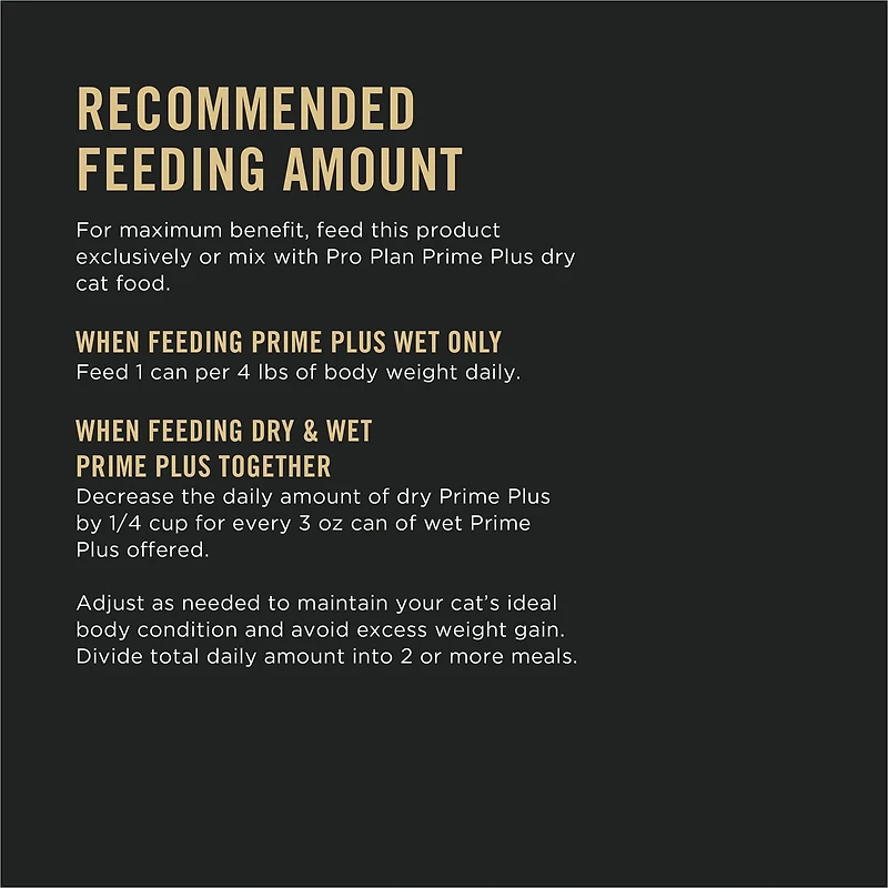 Purina Pro Plan Prime Plus Adulte 7+ Entrée de Saumon et Thon, Nourriture Humide pour Chats 85 g