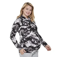 Coton ouaté à manches longues avec col bénitier George Maternité