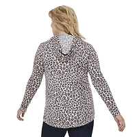 Chandail à capuchon coupe tunique George Maternité