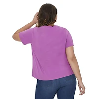 T-shirt avec encolure en V George Plus pour femmes