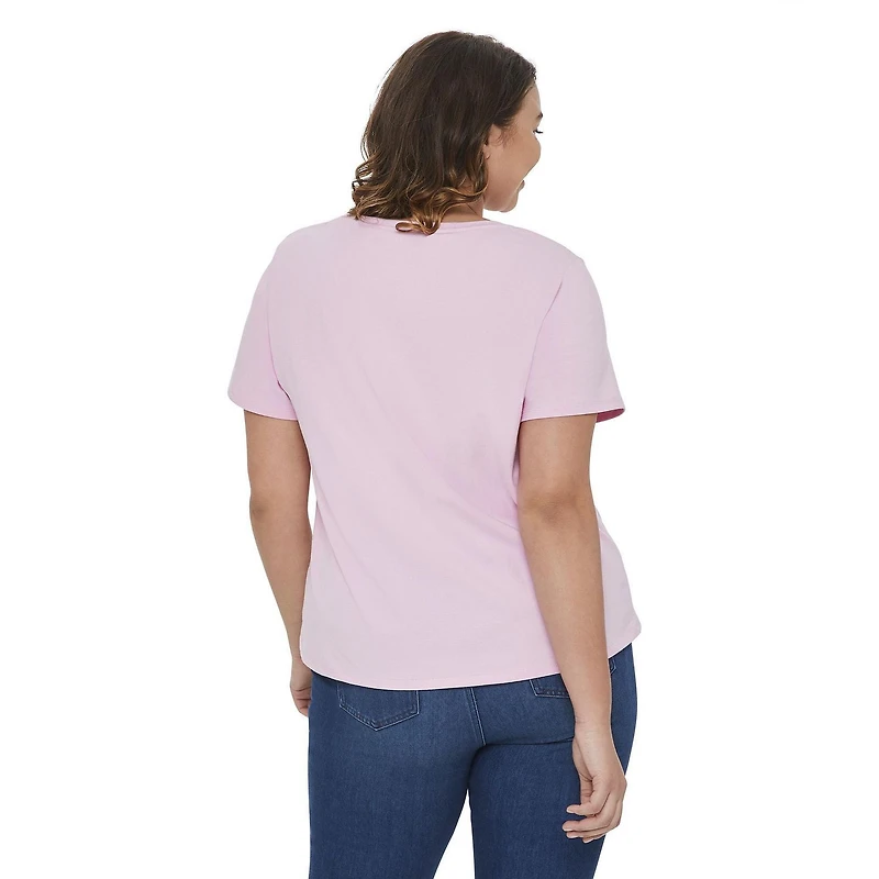 T-shirt avec encolure en V George Plus pour femmes