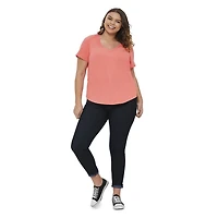 T-shirt avec encolure en V George Plus pour femmes