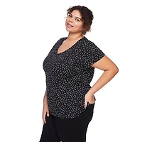 George Women's Plus V-Neckline Tee