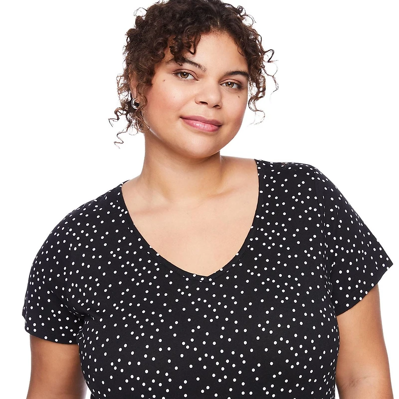 George Women's Plus V-Neckline Tee
