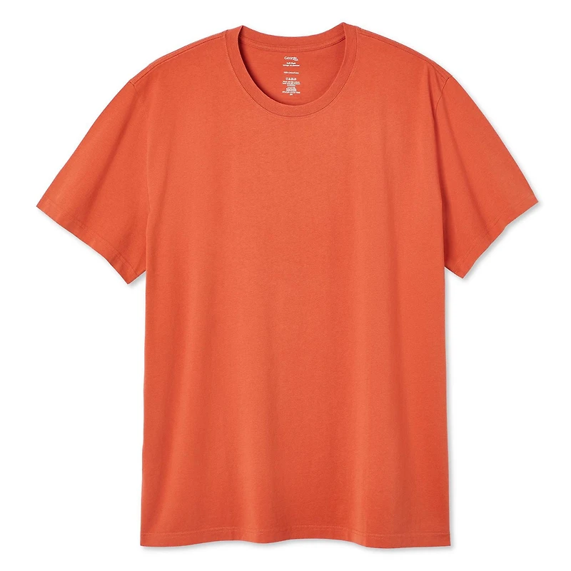 T-shirt à manches courtes George Plus pour hommes Tailles 3XL-5XL