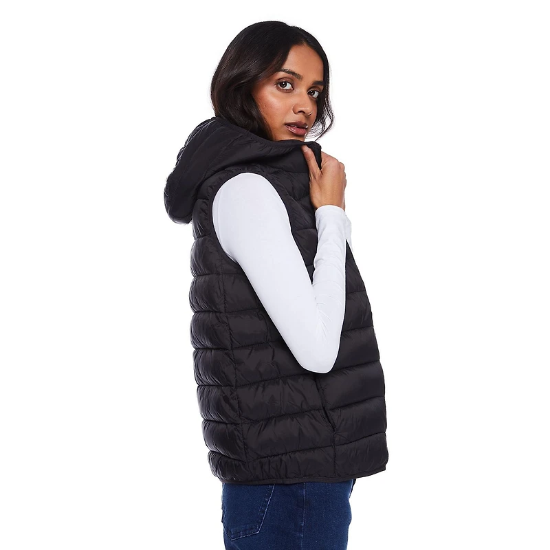 George Women's Packable Puffer Vest, Sizes XS-XL