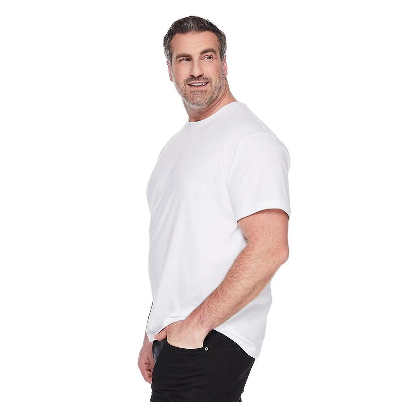 T-shirt extensible à encolure ras du cou George Plus pour hommes