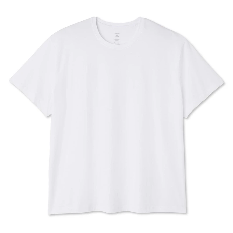 George Big Men's Stretch Crew Neckline Tee