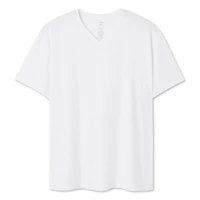 T-shirt extensible avec encolure en V George Plus pour hommes