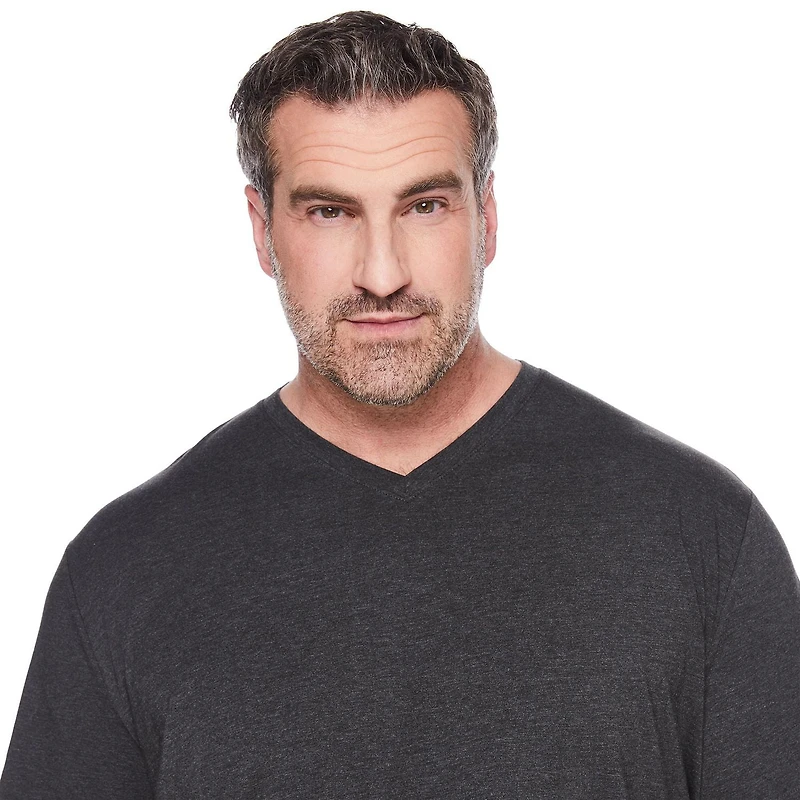 George Big Men's Stretch V-Neckline Tee