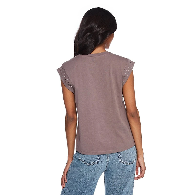 T-shirt de musculation clouté George pour femmes