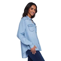 George Women's Denim Shirt, Sizes XS-XXL