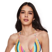 Haut de bikini avec nouettes No Boundaries pour femmes