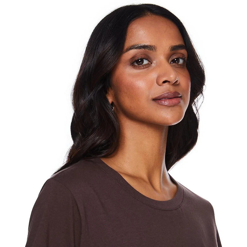 T-shirt à encolure ras du cou George pour femmes Tailles TP–TTG