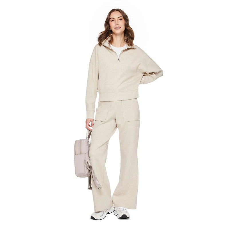 George Women's Scuba Quarter-Zip Popover, Sizes XS-XXL