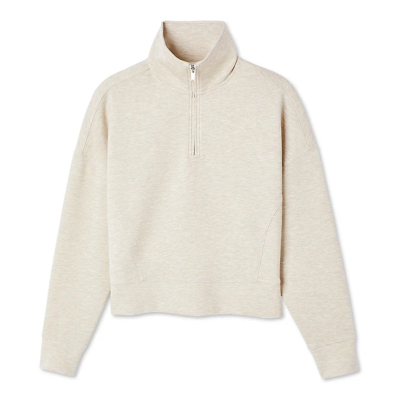 George Women's Scuba Quarter-Zip Popover, Sizes XS-XXL