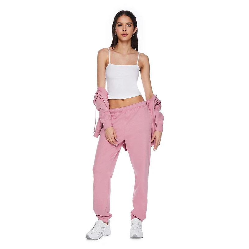 No Boundaries Women's Oversized Fleece Jogger, Sizes XXS-XXL