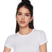 T-shirt bébé à manches courtes No Boundaries pour femmes Tailles TP–TTG