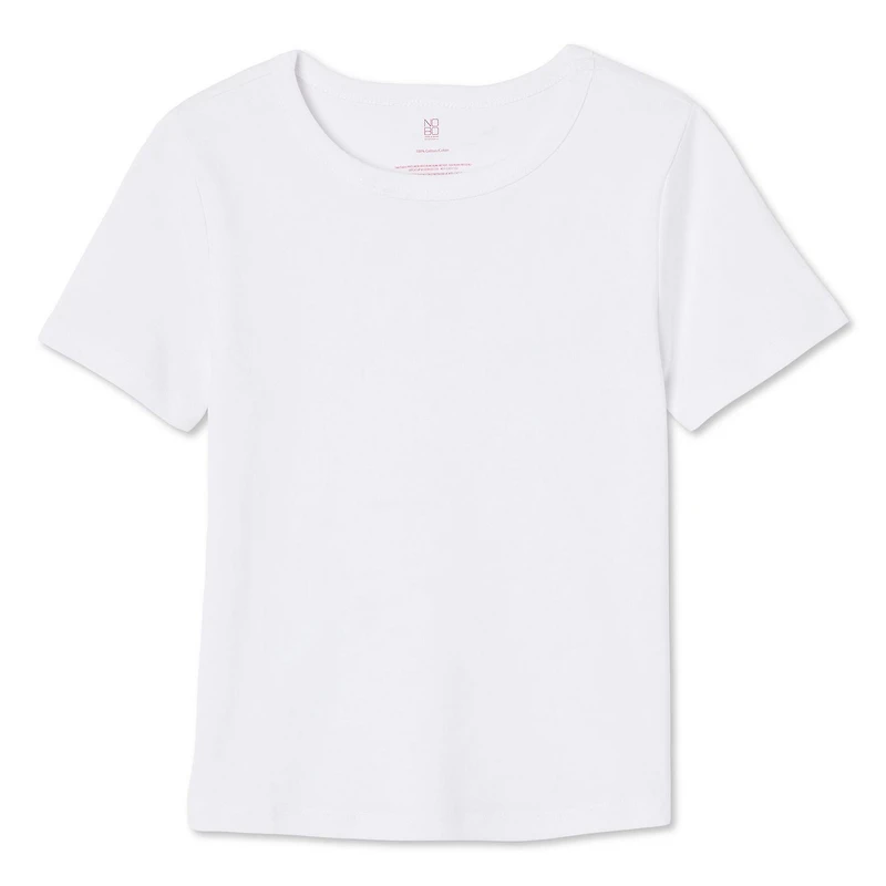 T-shirt bébé à manches courtes No Boundaries pour femmes Tailles TP–TTG